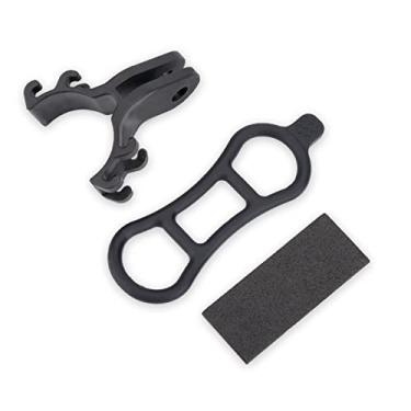Imagem de Bicicleta estável Bicicleta lanterna de lanterna Bike Torch Mount Supowet Clip Acessório para Montagem de Montagem Banda de Silicone de Plástico Preto 40mm Diâmetro