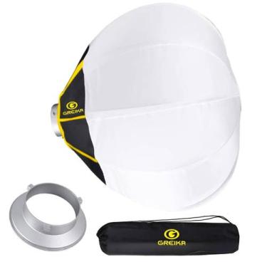 Imagem de Softbox Lanterna 30cm Greika Bowens Para Tocha E Luz Contínua