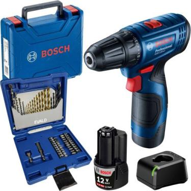 Imagem de Parafusadeira com Bateria 12V GSR 120-LI e Estojo de 41 Peças de Broca