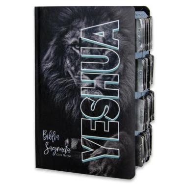 Imagem de Bíblia Sagrada Evangélica Com Índice Abas Adesivas - Yeshua - Rei das 