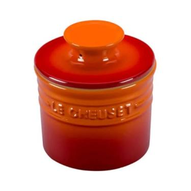 Imagem de Le Creuset Pote para Manteiga 170 ml Cerâmica Laranja