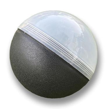 Imagem de Bola Interativa Para Cães Com Dispenser de Ração Brinquedo Cão Gato Pet 15cm (Preto)