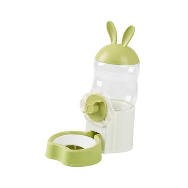 Imagem de IEUDNS Bebedouro para cães e gatos, bebedouro com superfície lisa e prático, fonte de água para codornas, ouriços, coelhos chinchilas, Verde