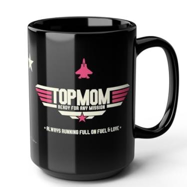 Imagem de BARTME DESIGN Caneca Top MOM - Best Mothers Day Coffee Cup - tripla face - Grande 425 g