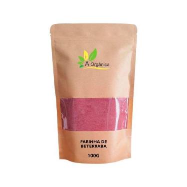 Imagem de Farinha de Beterraba Desidratada Pré Treino Natural 100g - A Organica