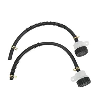 Imagem de Reservatório de Freio Dianteiro de Motocicleta Universal Reservatório de óleo de Fluido Mestre de Cilindro Com Pit de Borracha ABS+de Borracha para ATV Bike Se Encaixa na Maioria Dos Modelos de