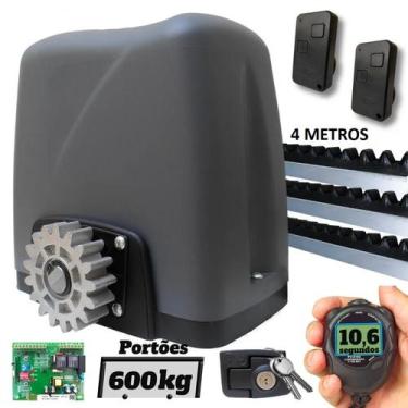 Imagem de Kit Motor Rossi DZ Nano Turbo 4m Crem 2 Control 600kg 220v
