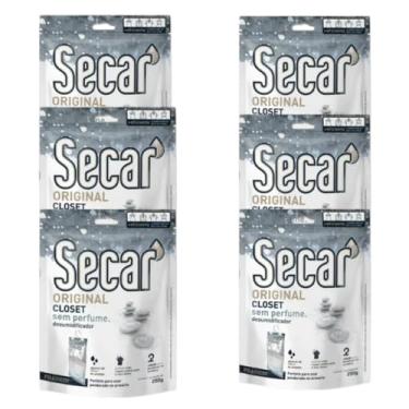 Imagem de Kit Com 6 Desumidificador Secar Closet Lavanda Kids Sem Perfume 250g Antimofo com Aroma Suave Para Armários Roupas Ambientes Fechados (6, Sem perfume)