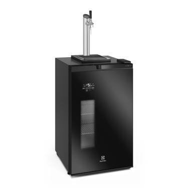 Imagem de Cervejeira Home Bar Electrolux EB10C Frost Free 100L com Torre de Chopp Porta de Vidro Preta