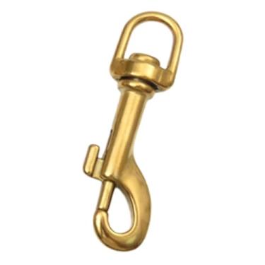 Imagem de simhoa Mosquetão giratório com olhal, aço inoxidável 316, clipe de pressão para mastro de bandeira de ponta única para mergulho, guia para animais de, 70mm