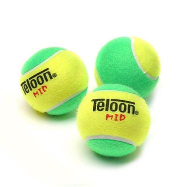Imagem de Bola Tênis Mid Estagio 1 Pack 3 Unidades Certificado ITF Teloon, Verde