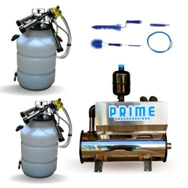 Imagem de Ordenhadeira Inox Balde ao Pé BV 300, Motor 1CV e 2 Conjuntos de orden