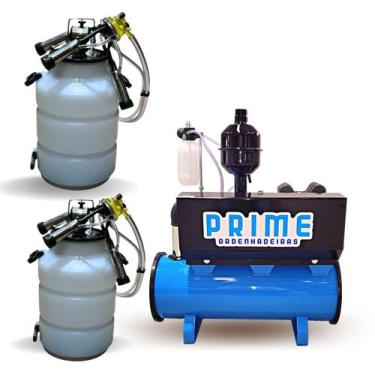 Imagem de Ordenhadeira Mecanica Prime BV 600 litros, motor 2 cv, com 2 conjuntos