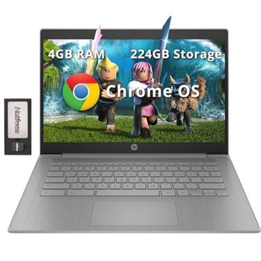 Imagem de HP Notebook Chromebook 14" Hd, Intel Celeron N4120, 4 Gb De Ram, 224 Armazenamento (64 Memória Emc + 160 Docking Station), Placa Vídeo Uhd 600 Mhz, Wi-Fi 5, Câmera 720P, Carregamento Rápido, Chrome