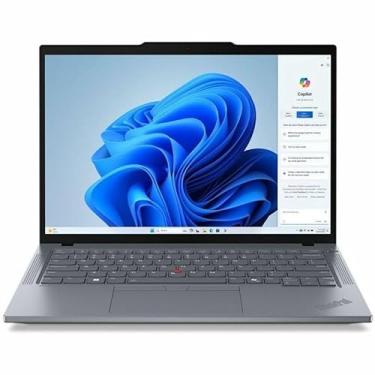 Imagem de Lenovo Notebook ThinkPad T14 Gen 5 21ML0054US com tela sensível ao toque de 14 polegadas - WUXGA - Intel Core Ultra 7 155U - 16 GB - SSD de 1 TB - Teclado inglês - cinza