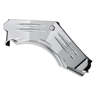 Imagem de Kuryakyn Acessório de motor de motocicleta 8143: Detalhe da tampa da base do cilindro para motocicletas Harley-Davidson 1999-2006, cromado