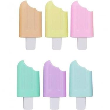 Imagem de Caneta Marcadora Marca Texto Hidrocor Para Pintura De Arte Aquarela Material Escolar Modelo picolé