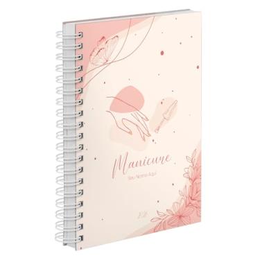 Imagem de Agenda Comercial 2026 Personalizada Capa Dura Manicure Delicate Rosê