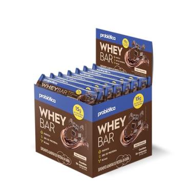 Imagem de Whey Bar High Protein, Chocolate, Probiótica, 40 G, 24 Unidades