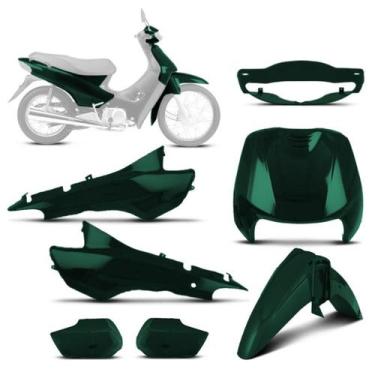 Imagem de Kit Carenagem 5 Peças Pro Tork Moto Honda Biz 100 1998 a 2005 Substitu