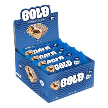 Imagem de Bold Cookies E Cream 60g Caixa 12 Unidades - Bold Snacks
