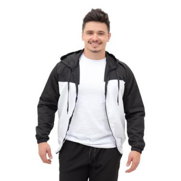 Imagem de Jaqueta Corta Vento Casaco Ziper Blusa Feminina e Masculina com capuz 