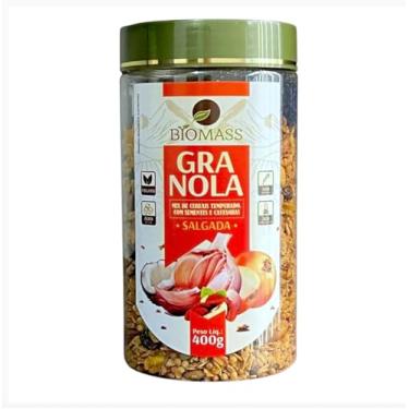 Imagem de Granola Salgada Biomass, Mix de Cereais com Sementes e Castanhas, Vegano, 400g (BOWL)