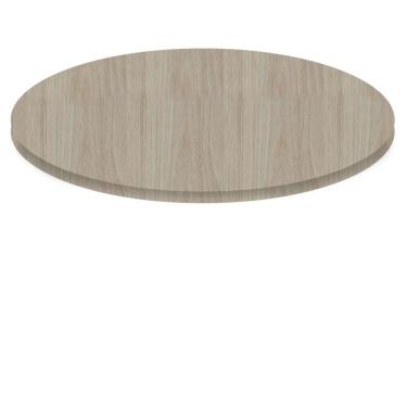 Imagem de Tampo Redondo 90 cm (Largura) P25 Pandin MDP 2,50 cm (altura) Cor Nogueira CasaBlanca