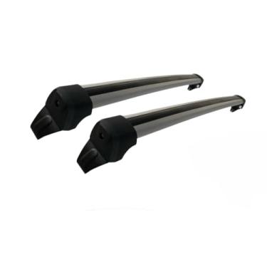 Imagem de Rack de Teto Bagageiro Novo Hb20 Sedan 2013 a 2018 Esportivo Aluminio PRATA