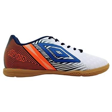 Imagem de Tênis Umbro Illusion, Masculino, Branco/Marinho/Laranja Fluor, 41
