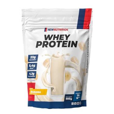 Imagem de NEWNUTRITION, Whey Protein Concentrado 900g Sabor Banana