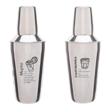 Imagem de Coqueteleira Lyor de Aço Inox 500ml - Prática e de Qualidade