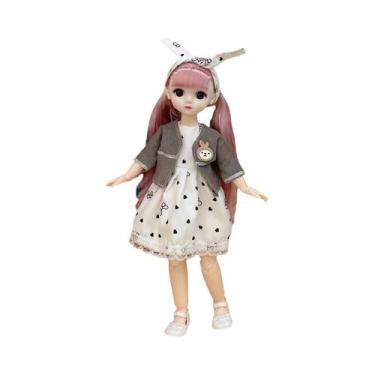 Imagem de Boneca De Anime Bjd De 12 Polegadas Com Saia, Chapéu, Roupas, Acessóri