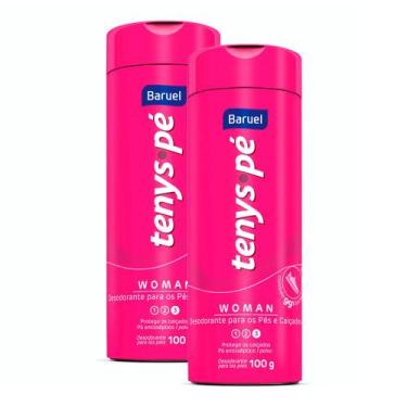 Imagem de Kit 2 Tenys Pé Baruel Woman Talco 100g