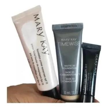 Imagem de Base Time Wise 3d Matte Mary Kay + Primer + Corretivo Yellow