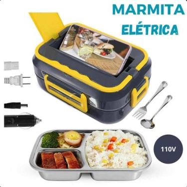 Imagem de Marmita Elétrica 12V Para Carro e Veículo Inox - FAZA