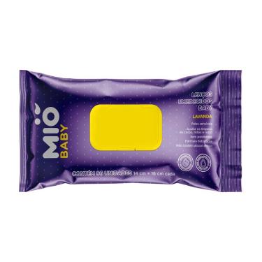 Imagem de Lenço Umedecido Mió Baby Lavanda com 96 Unidades