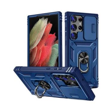 Imagem de Capa Protetora Robusta com Lente Deslizante para Samsung Galaxy S24/S2