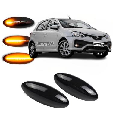 Imagem de Pisca Seta Sequencial Para Toyota Etios Sedan Par Dinâmica