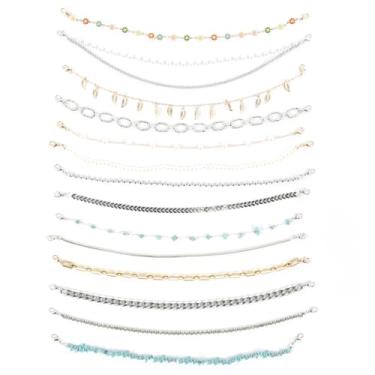 Imagem de 9/14 peças de correntes de chapéu de caminhoneiro, corrente de boné, correntes de aba de chapéu de caminhoneiro, lindas correntes em massa pingente de chapéu de caminhoneiro, acessórios de