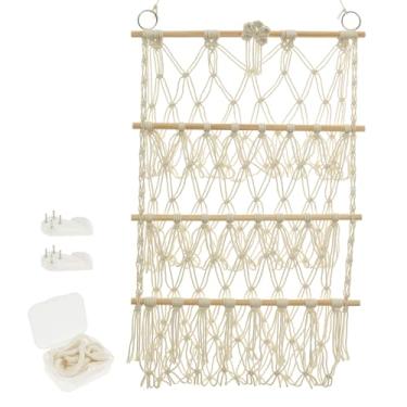 Imagem de KHZSPP Rede de bichos de pelúcia, rede de 3 camadas para animais de pelúcia ou rede de canto de animais de pelúcia para pendurar na parede para armazenamento de brinquedos, suporte de parede para