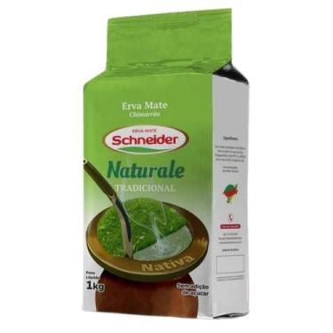 Imagem de Erva Mate Schneider Naturale 1kg Tradicional Nativa - Barão de Cotegip