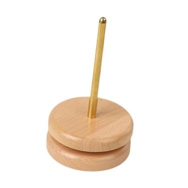 Imagem de IEUDNS Suporte para novelos de fios Suporte para evitar emaranhamento de fios Enrolador para bordados Crochê Tricô Artesanato doméstico, Pequeno