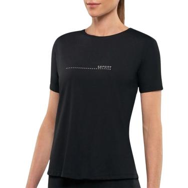 Imagem de Camiseta Lupo AF Basica Feminina Preto-Feminino