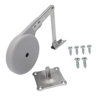 Imagem de IEUDNS Dobradiças de suporte de tampa para caixa de brinquedos, fechamento suave, dobradiças de, abertura de 90 graus para portas de aba de armário de, Braços Longos