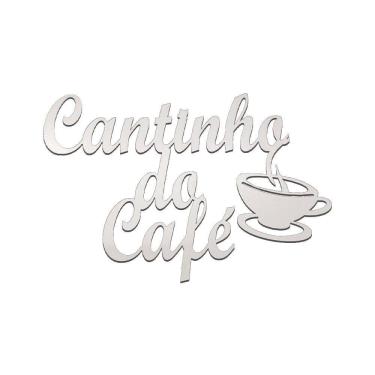 Imagem de Placa Decorativa Cantinho do Café Branco