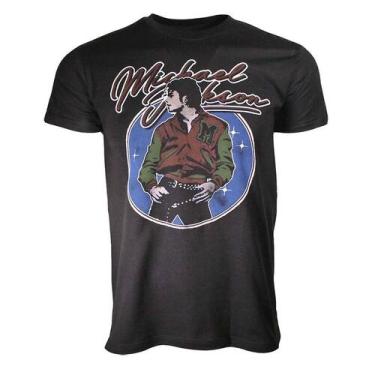 Imagem de Camiseta Michael Jackson Jaqueta Varsity T-Shi - Rockinstone
