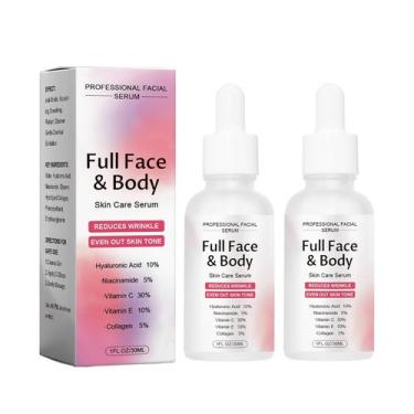 Imagem de Sérum Finones Skin Vitamin para rosto e corpo, anti-rugas, 5 em 1 - hs