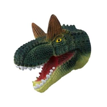 Imagem de Simulação de dinossauro de brinquedo macio Hand Puppet Glove para cria