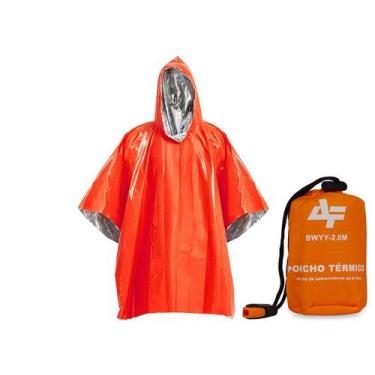 Imagem de Poncho Térmico Aluminizado de Sobrevivência Albatroz - BWYY- 2.0M - Al